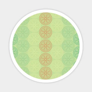 Citrus Splash Seamless Surface Pattern Design Magnet